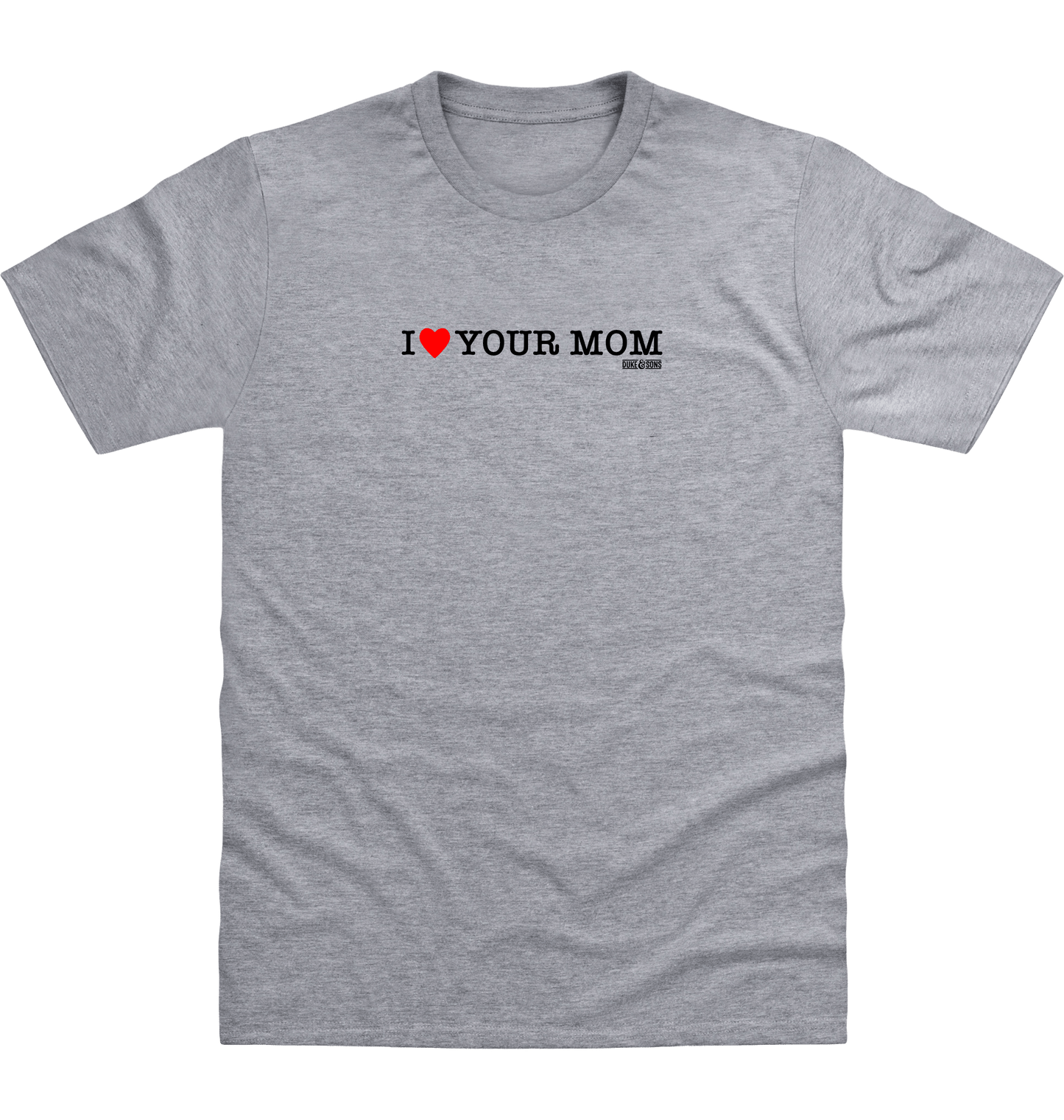 Heather Grey Printed T-shirt Front
