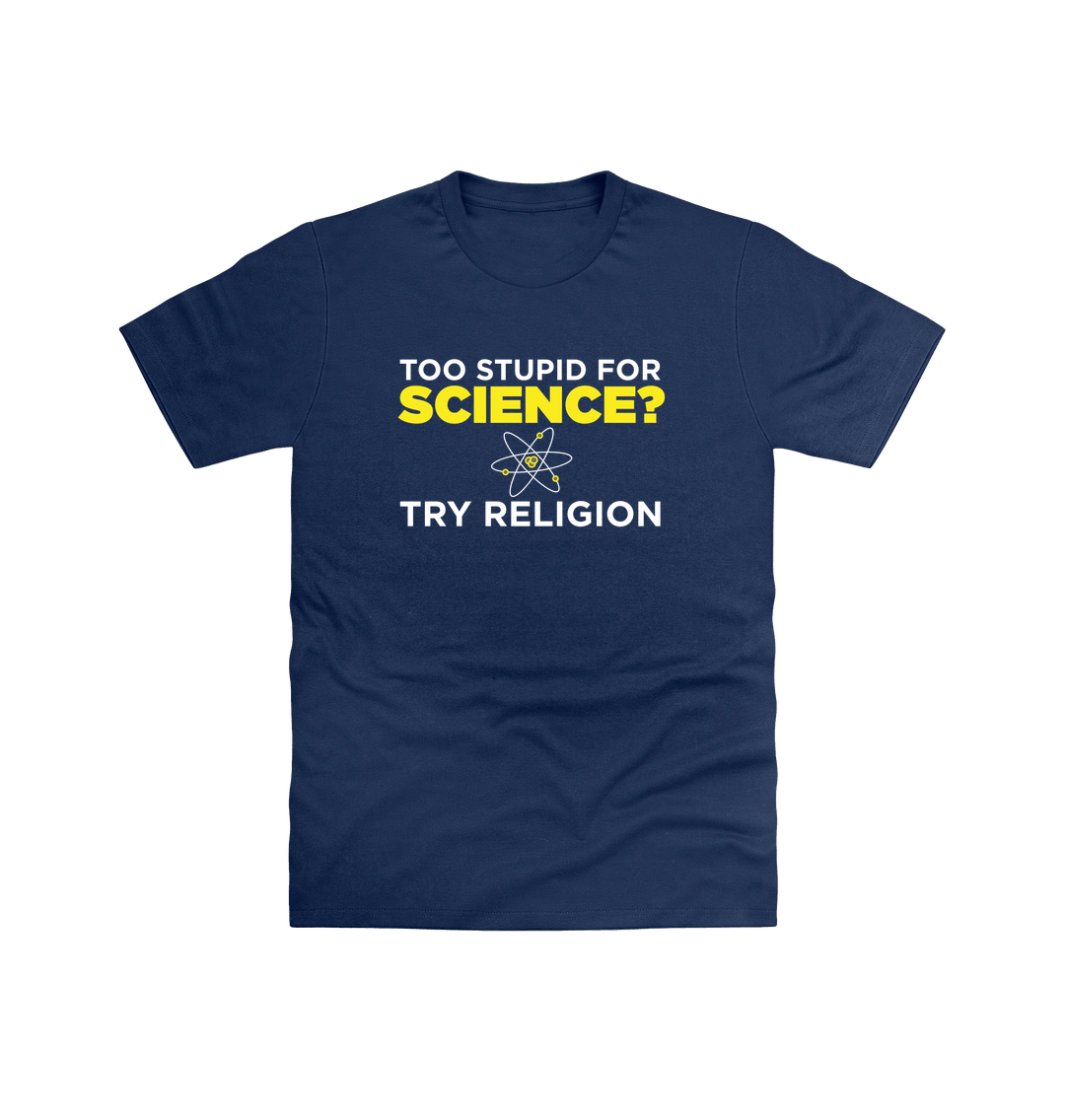 Navy Printed T-shirt Front