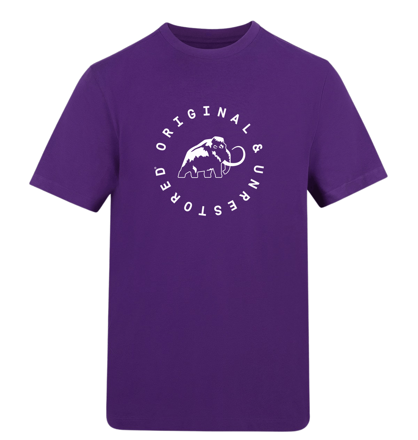 Purple Printed T-shirt Front