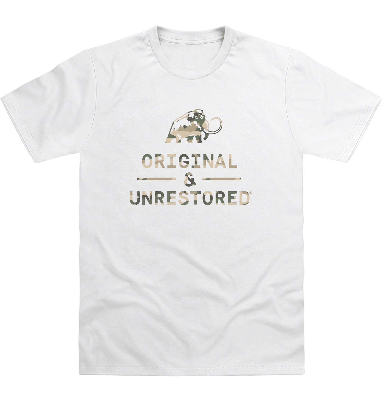 Arctic White Printed T-shirt Front