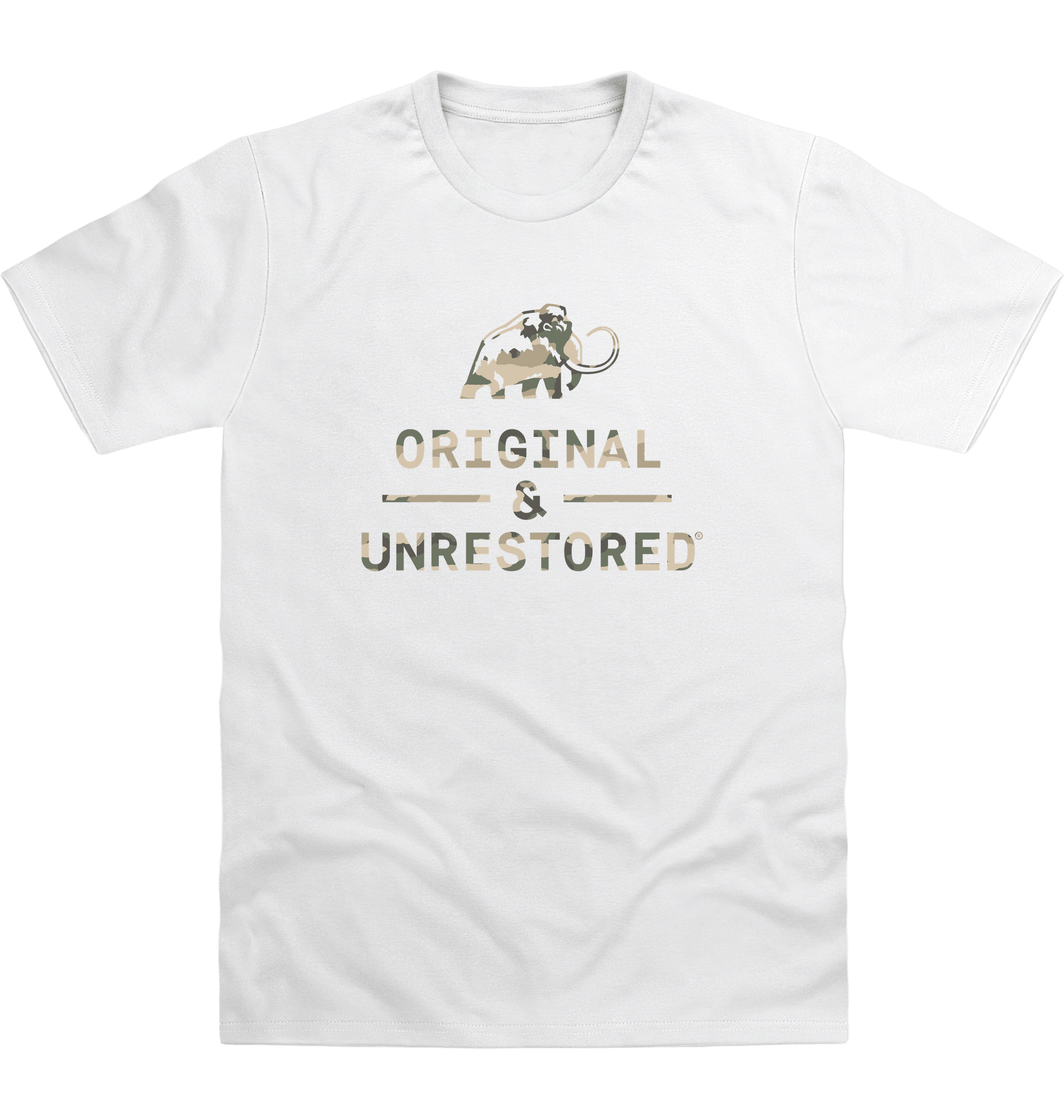 Arctic White Printed T-shirt Front