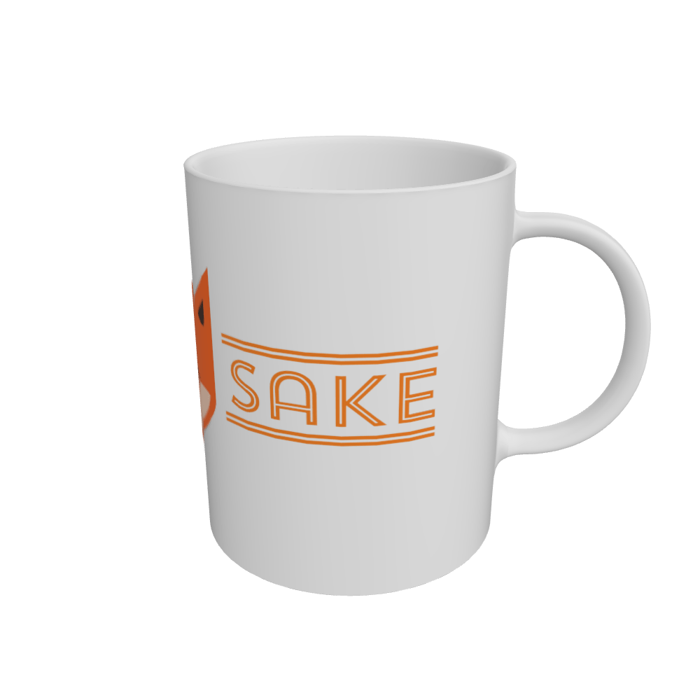 White Mug Front