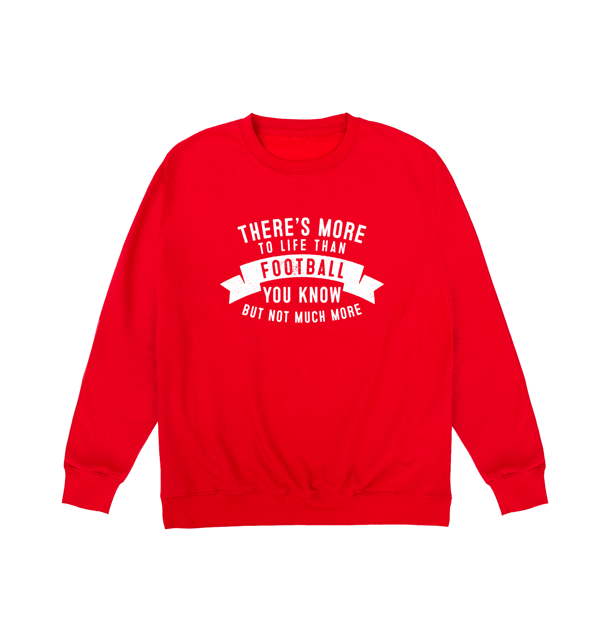 Fire Red Printed Sweater Front