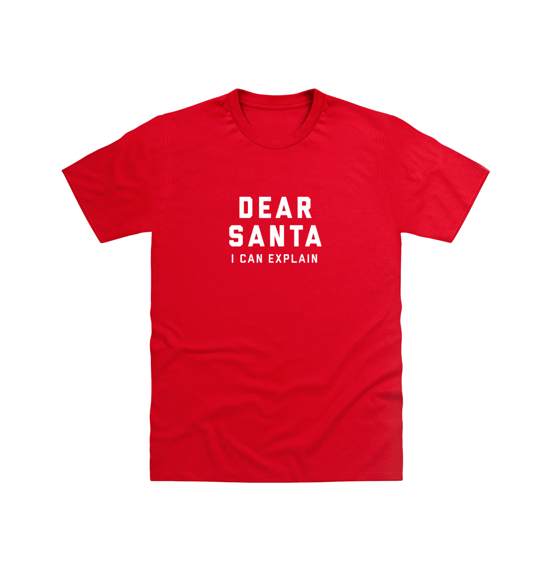 Red Printed T-shirt Front