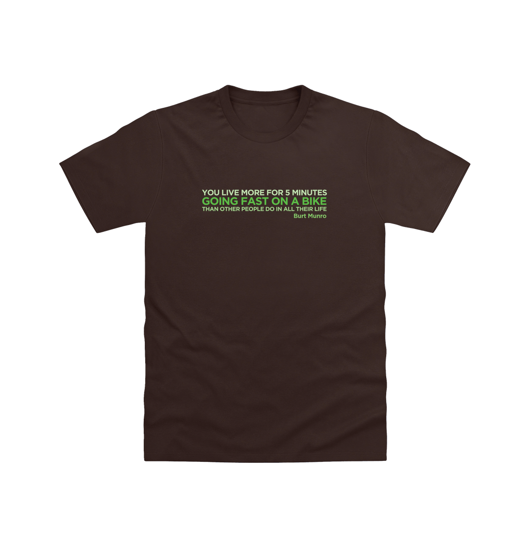 Dark Chocolate Printed T-shirt Front