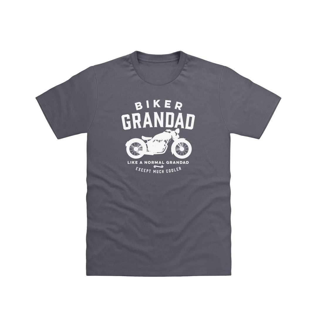 Charcoal Printed T-shirt Front