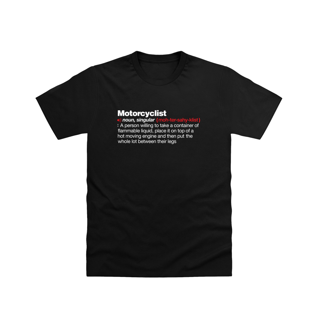 Black Printed T-shirt Front