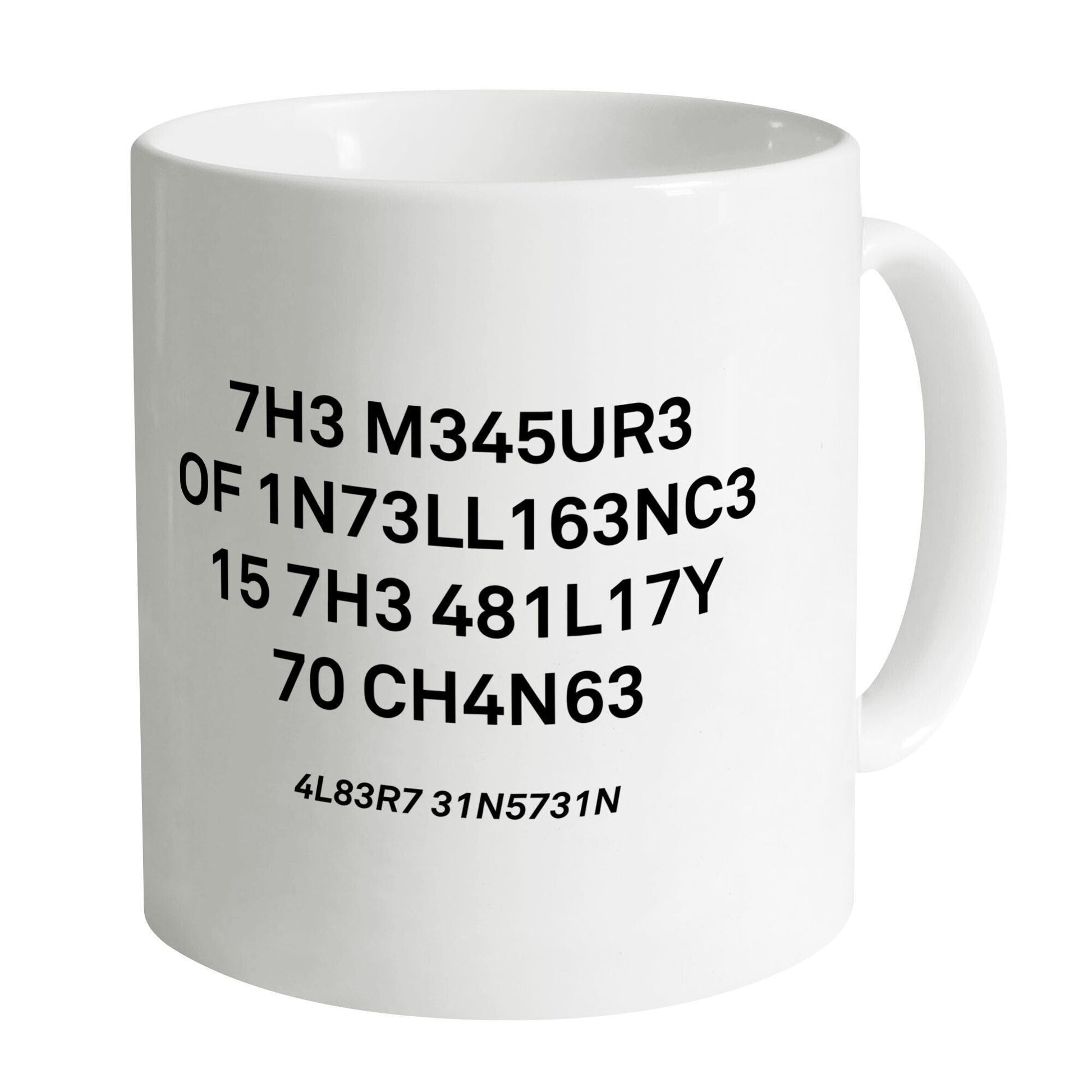White Mug Front