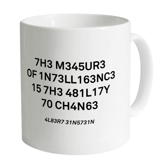White Mug Front