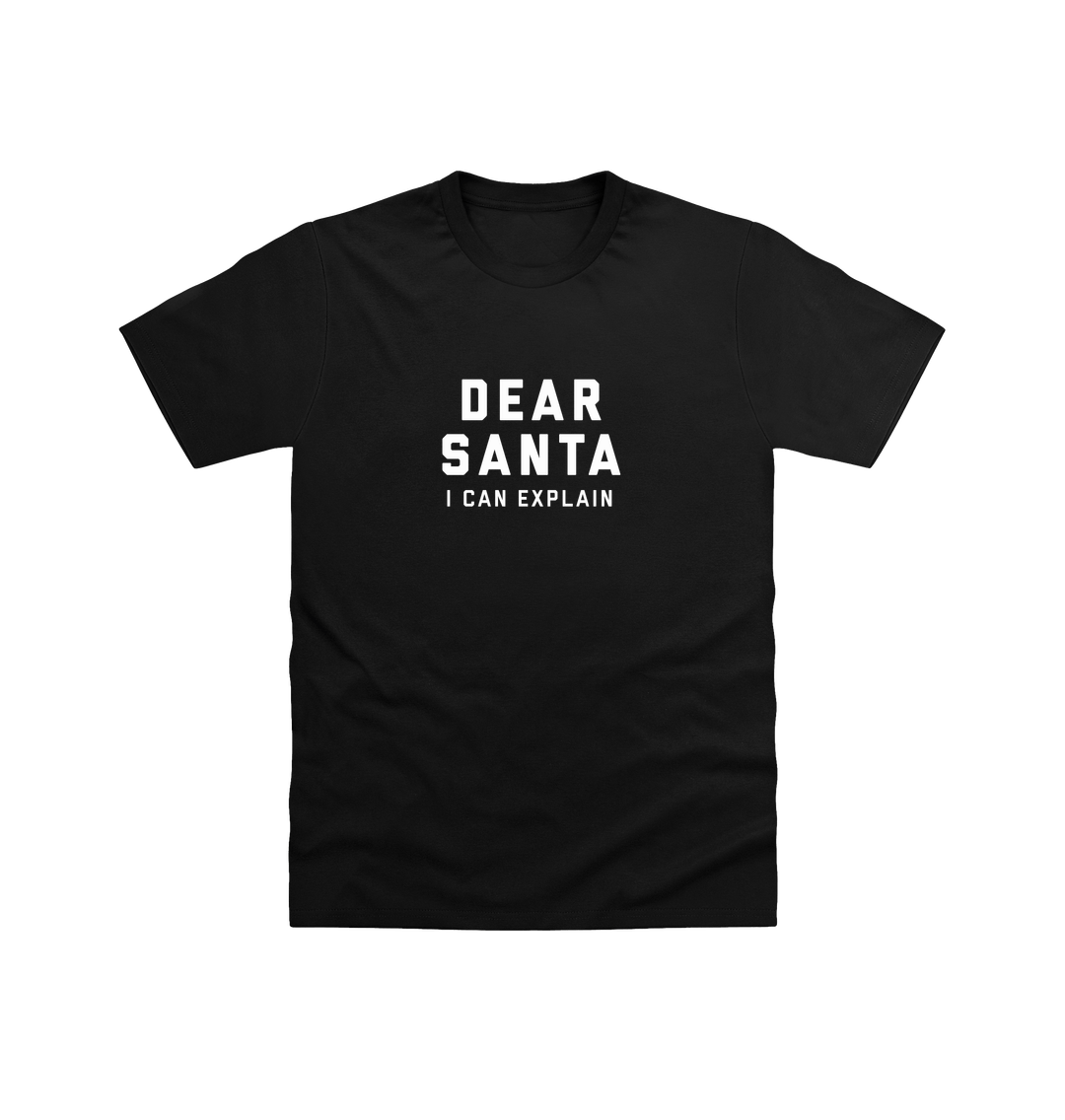 Black Printed T-shirt Front