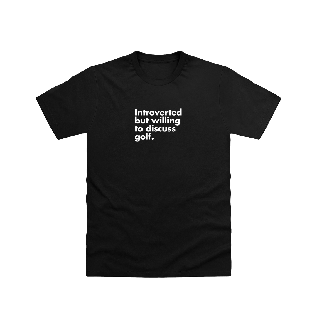 Black Printed T-shirt Front