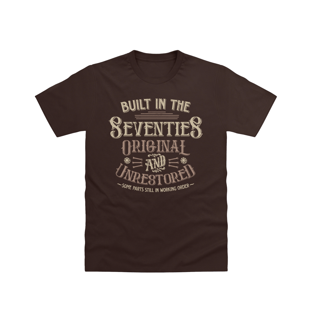 Dark Chocolate Printed T-shirt Front