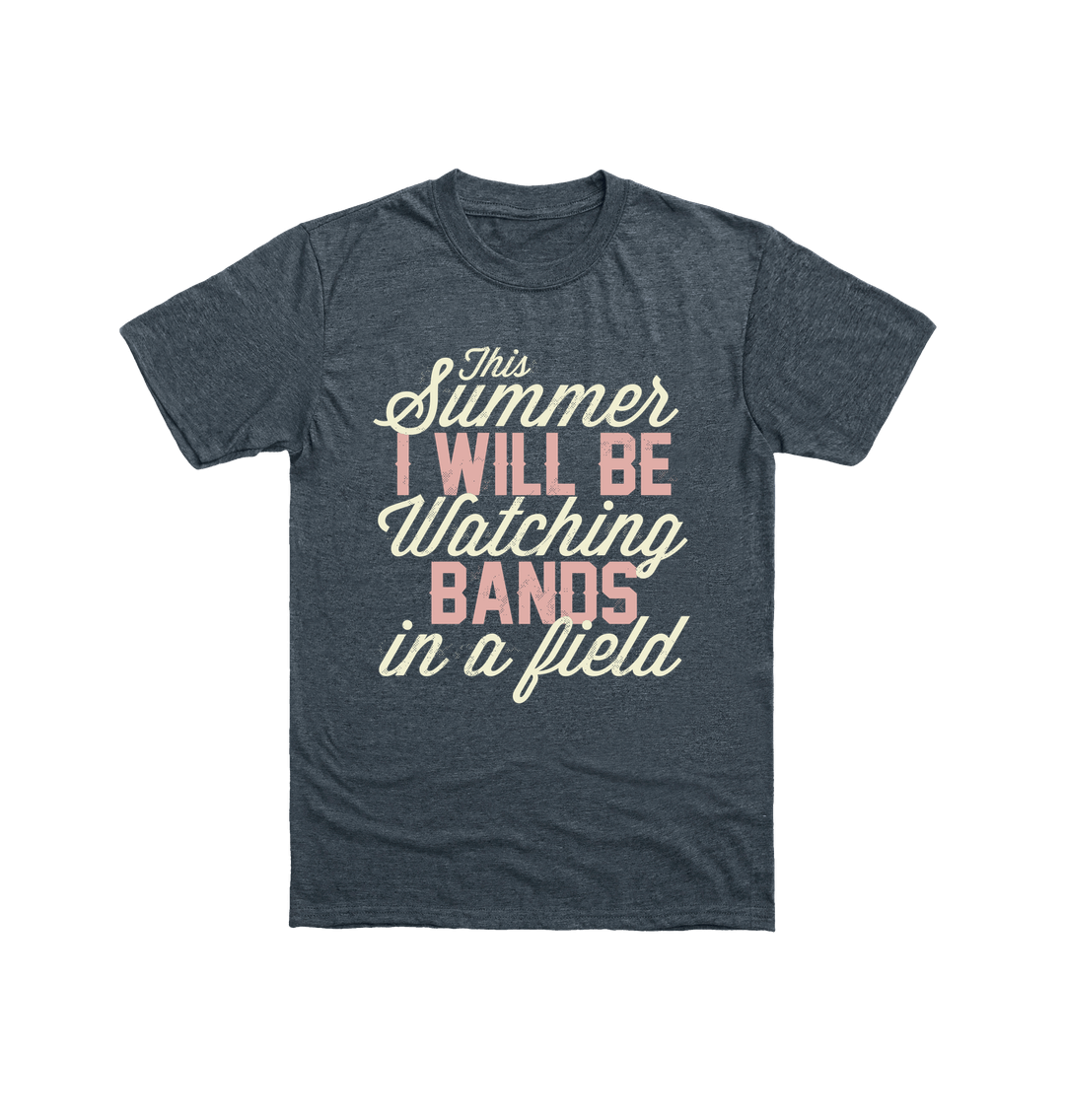 Dark Heather Printed T-shirt Front
