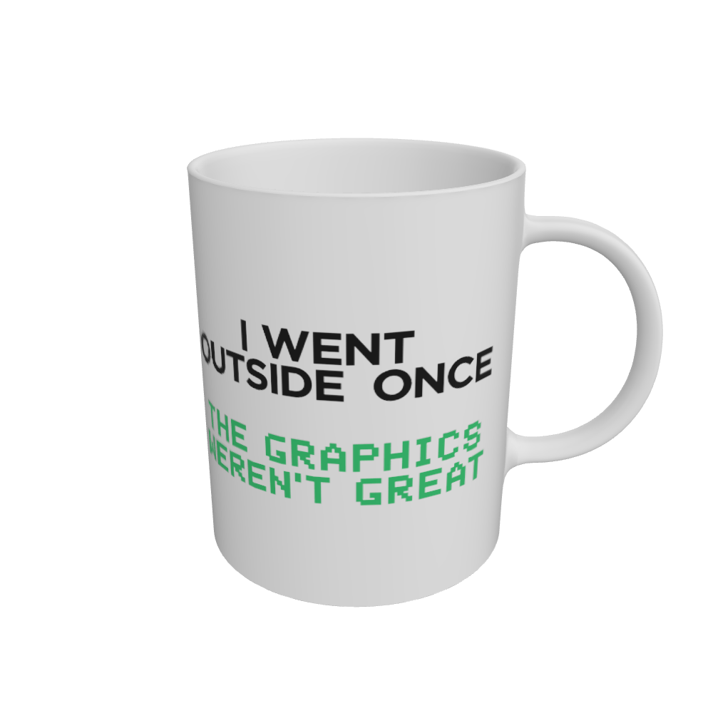 White Mug Front