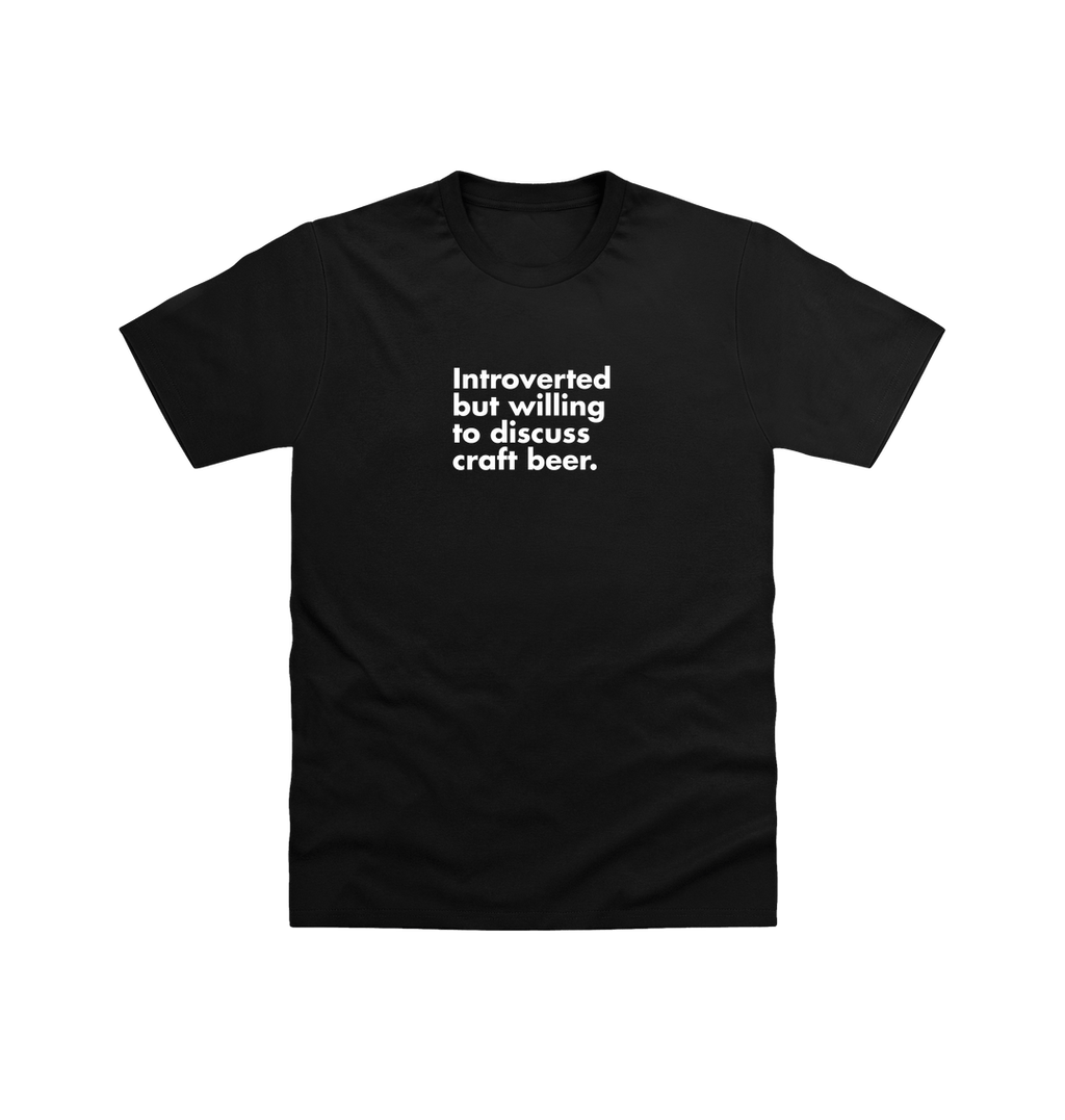 Black Printed T-shirt Front