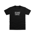 Black Printed T-shirt Front