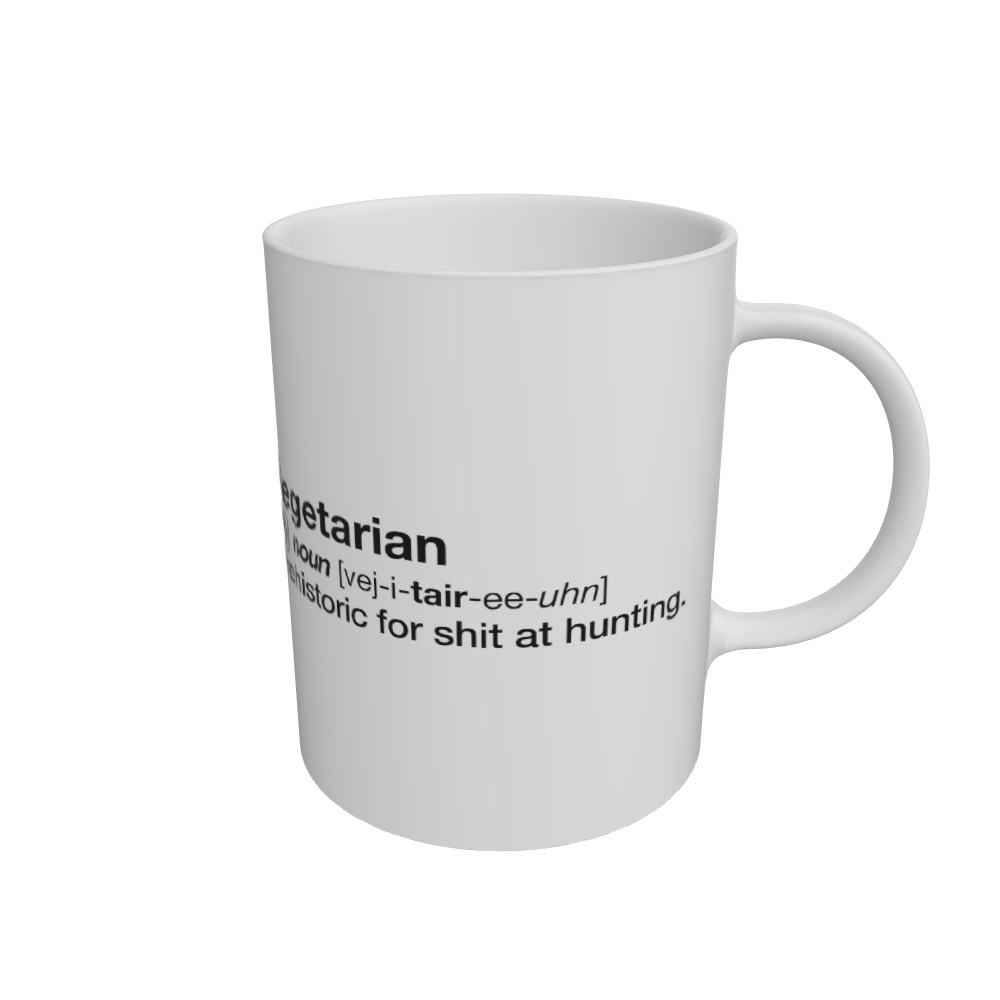 White Mug Front