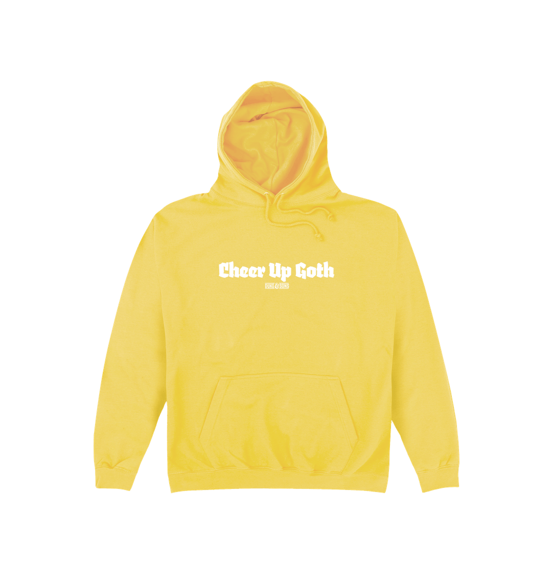 Sun Yellow Printed Hoody Front