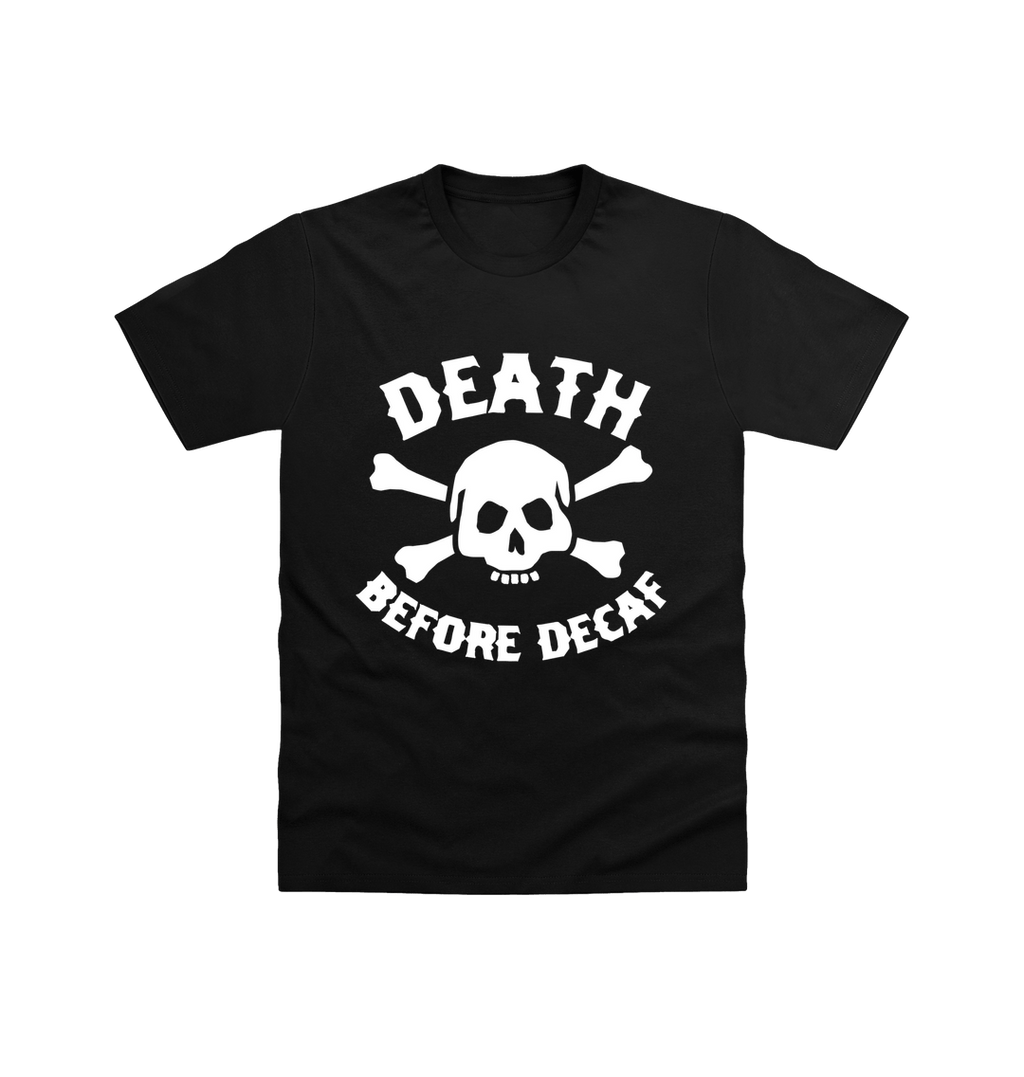 Black Printed T-shirt Front