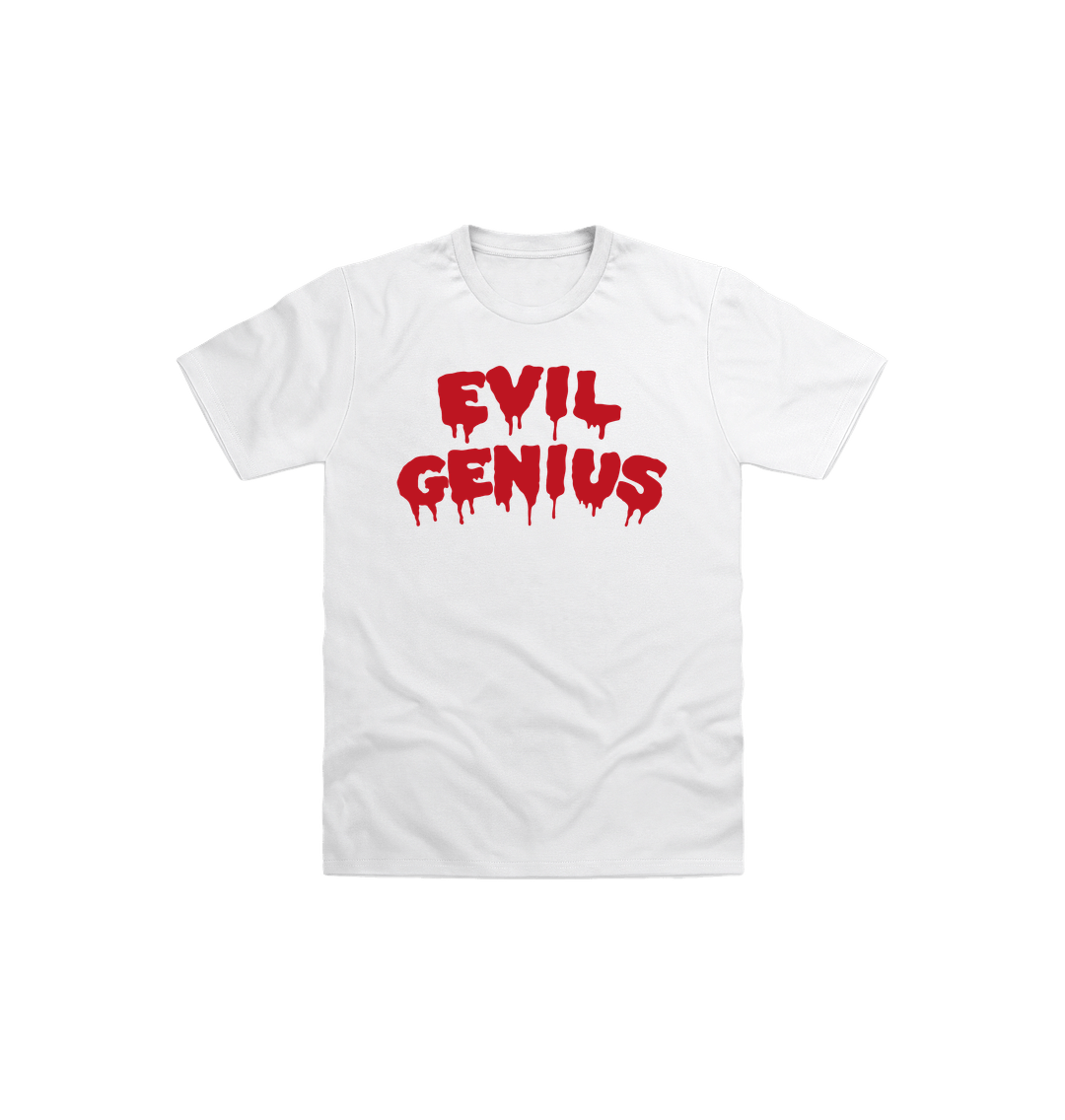 White Printed Kids T-Shirt Front