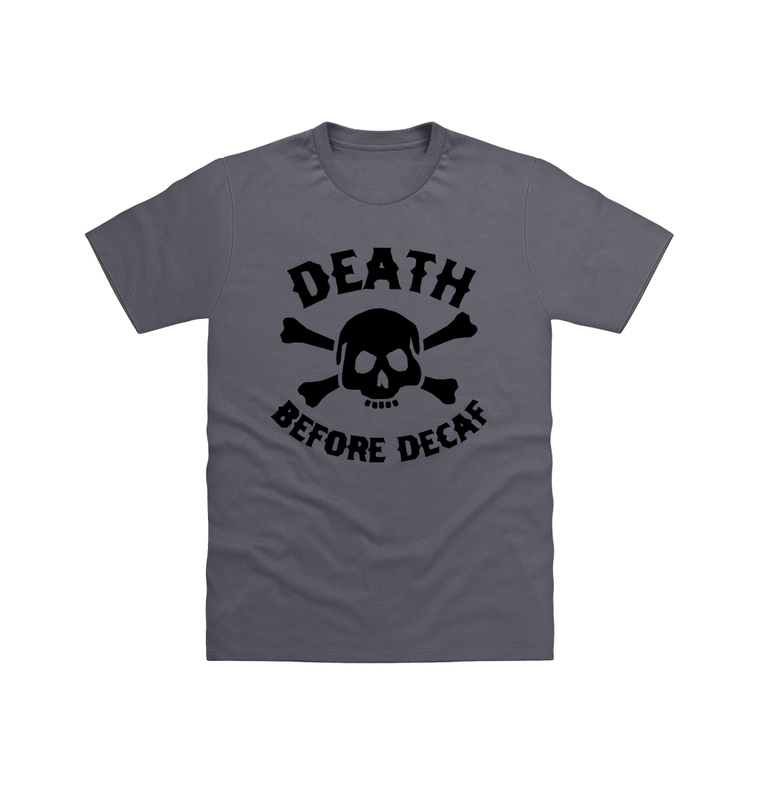 Charcoal Printed T-shirt Front