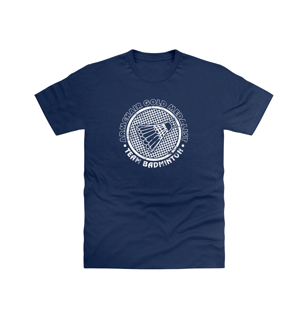 Navy Printed T-shirt Front