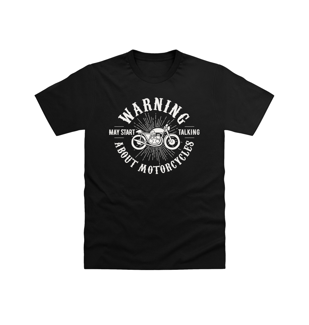 Black Printed T-shirt Front