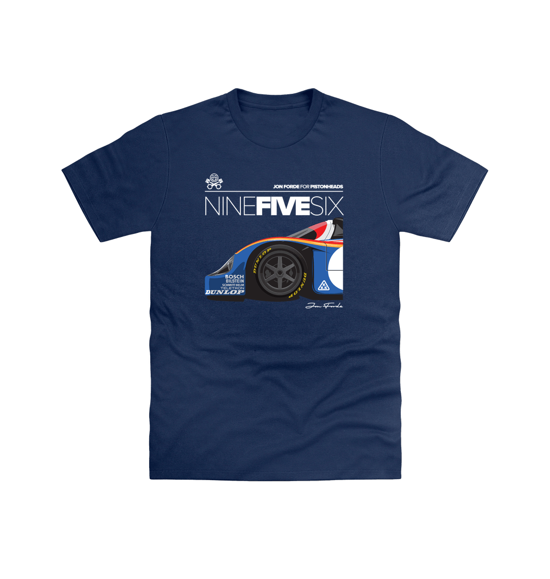 Navy Printed T-shirt Front