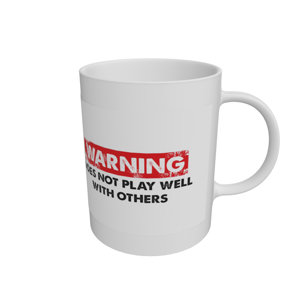 White Mug Front