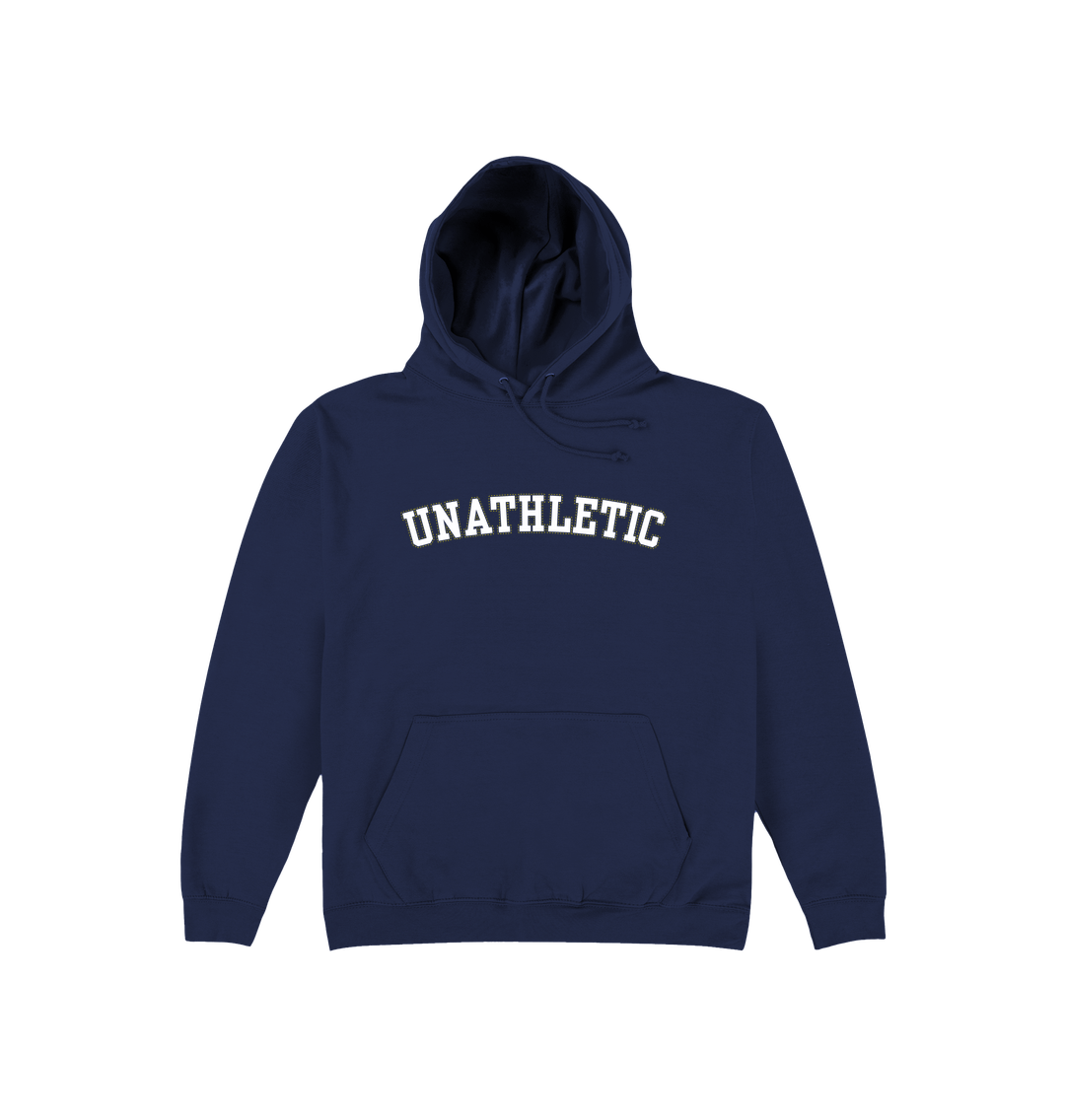 Oxford Navy Printed Hoody Front