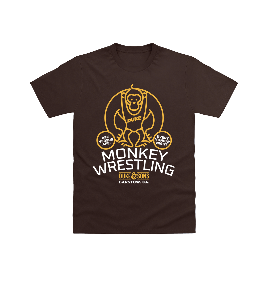 Dark Chocolate Printed T-shirt Front