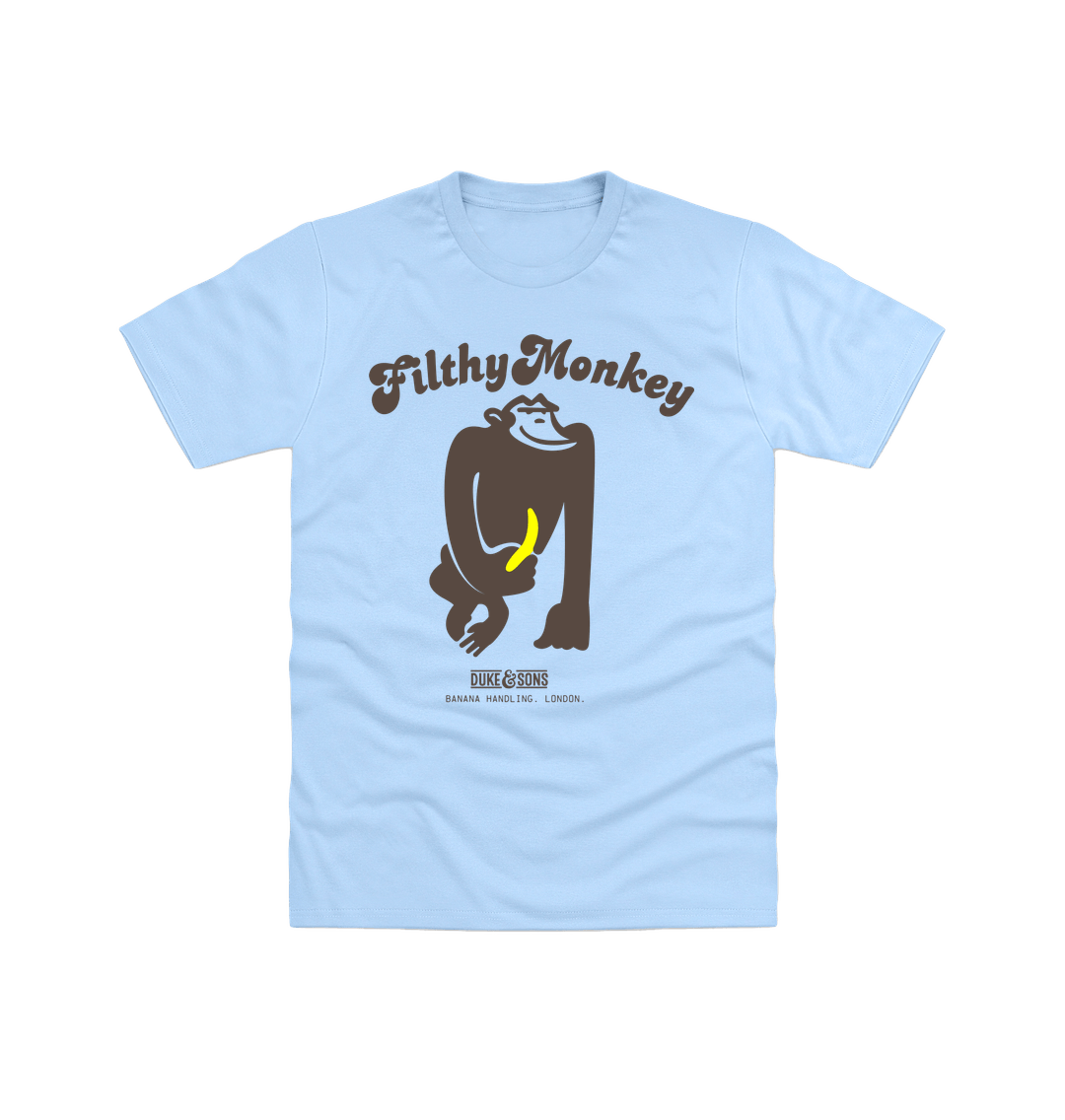 Light Blue Printed T-shirt Front
