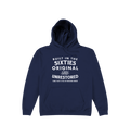 Oxford Navy Printed Hoody Front