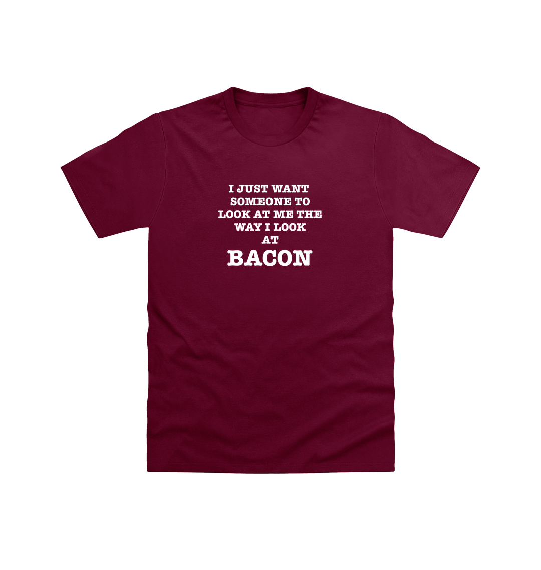 Maroon Printed T-shirt Front