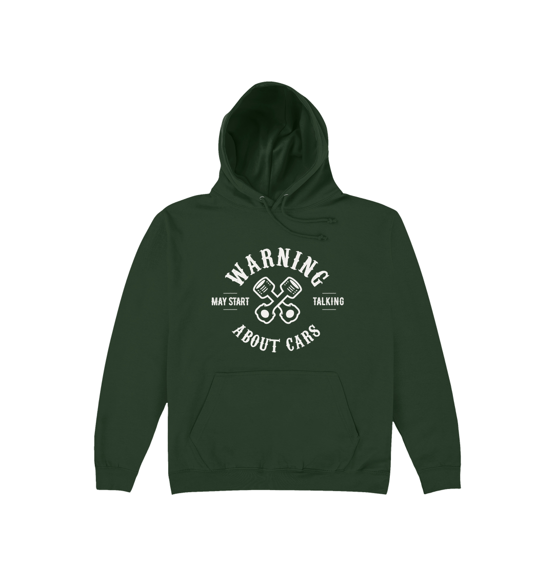 Forest Green Printed Hoody Front