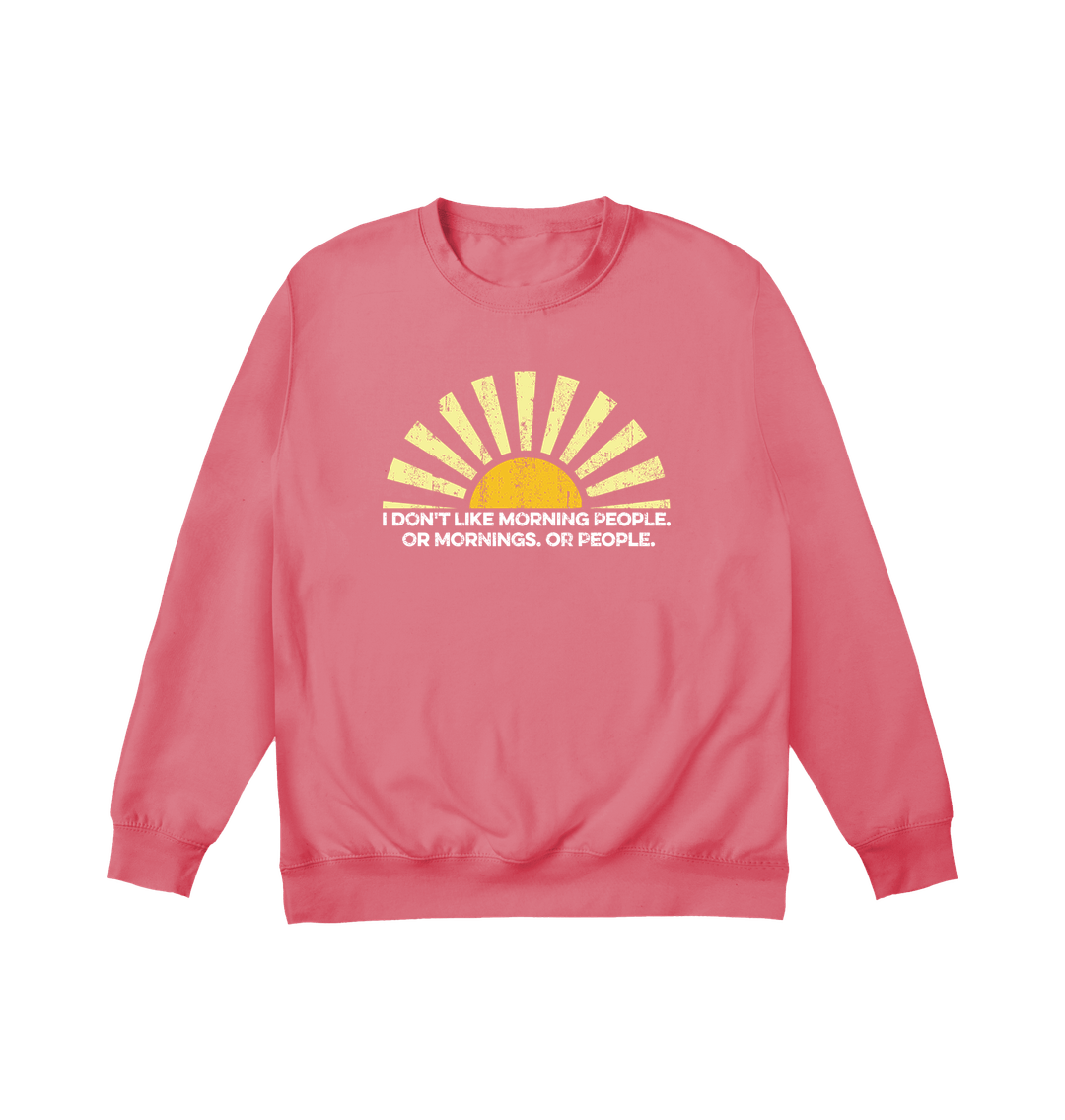 Dusty Rose Printed Sweater Front