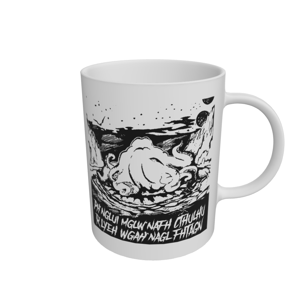 White Mug Front