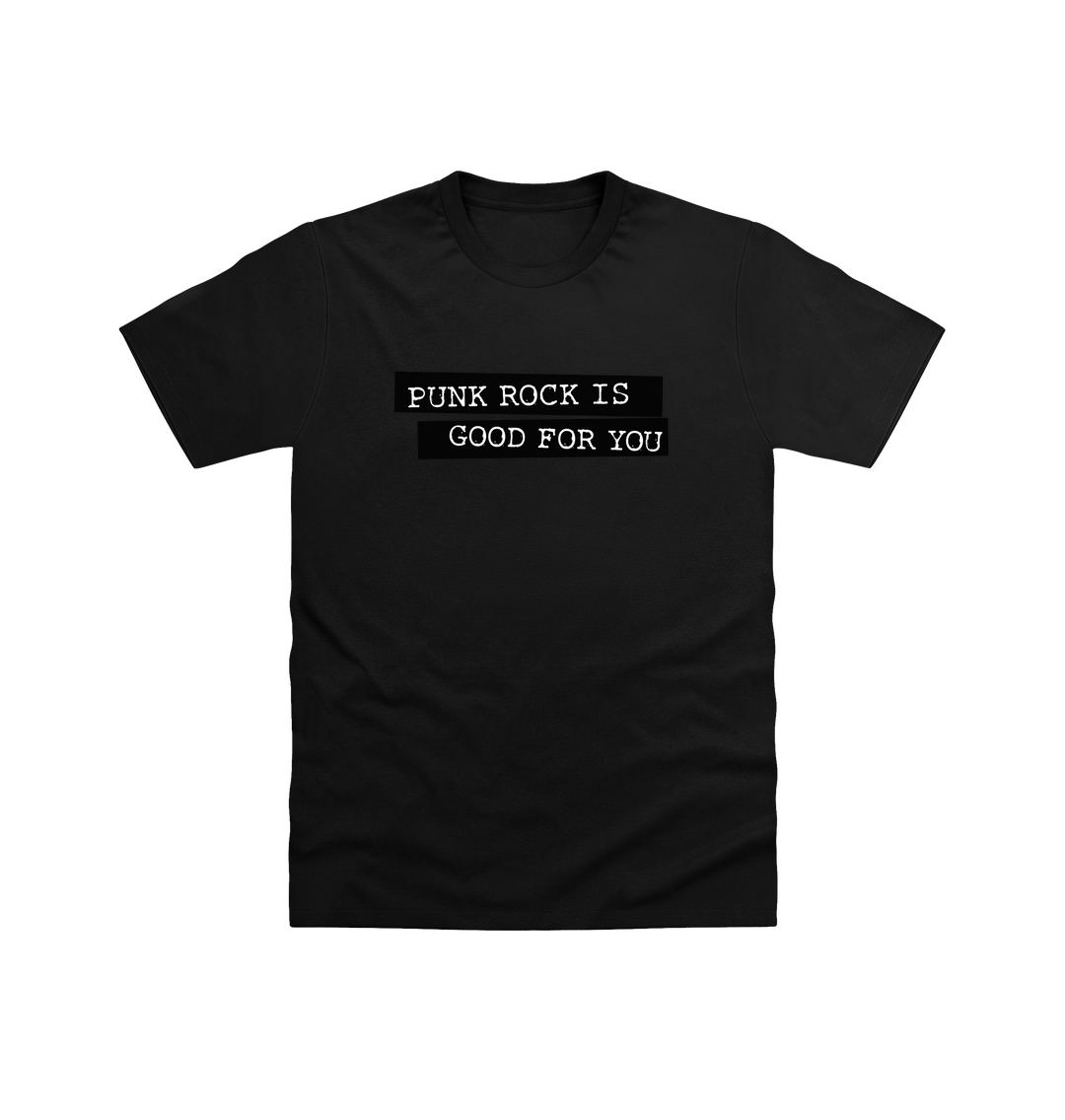 Black Printed T-shirt Front