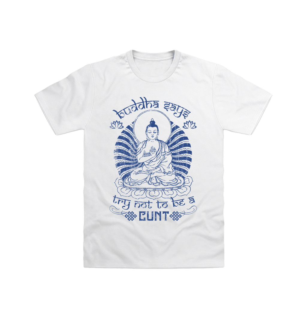 White Printed T-shirt Front