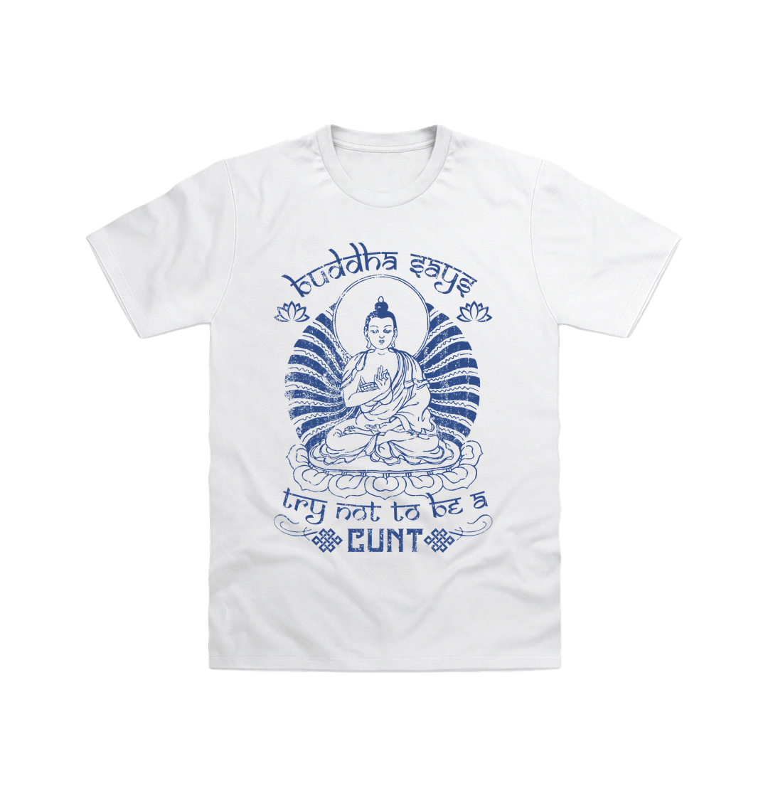 White Printed T-shirt Front