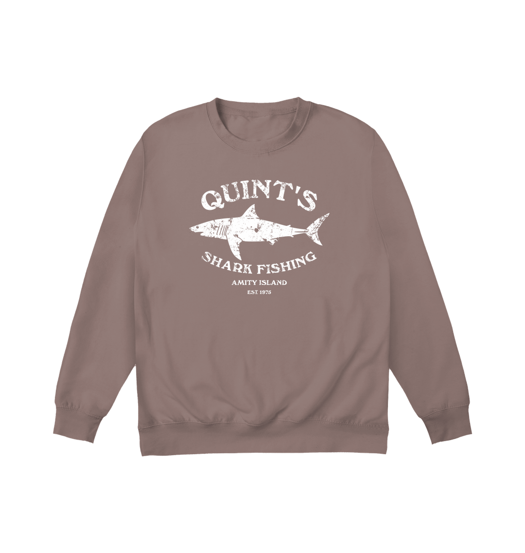 Mocha Brown Printed Sweater Front