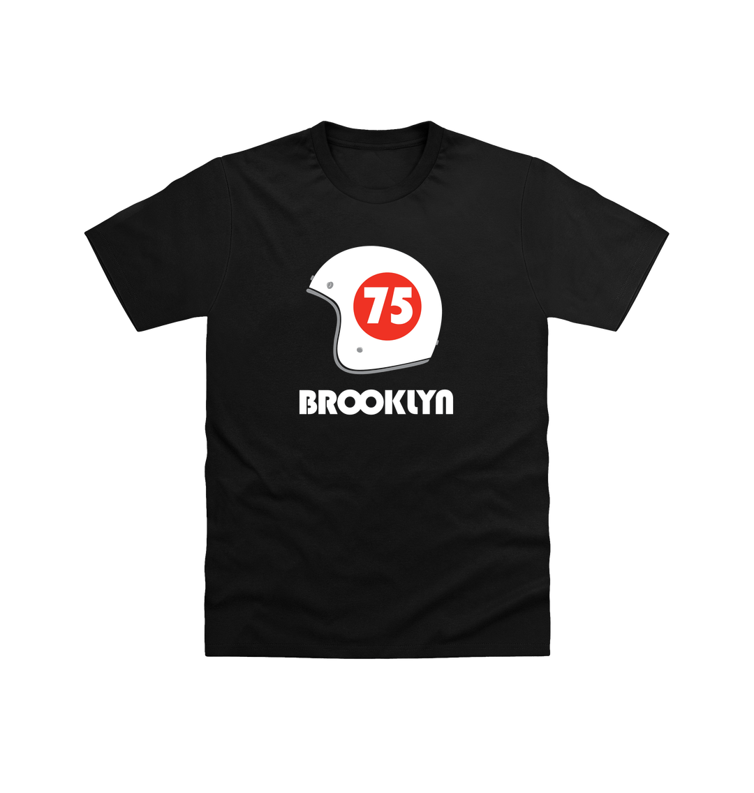 Black Printed T-shirt Front