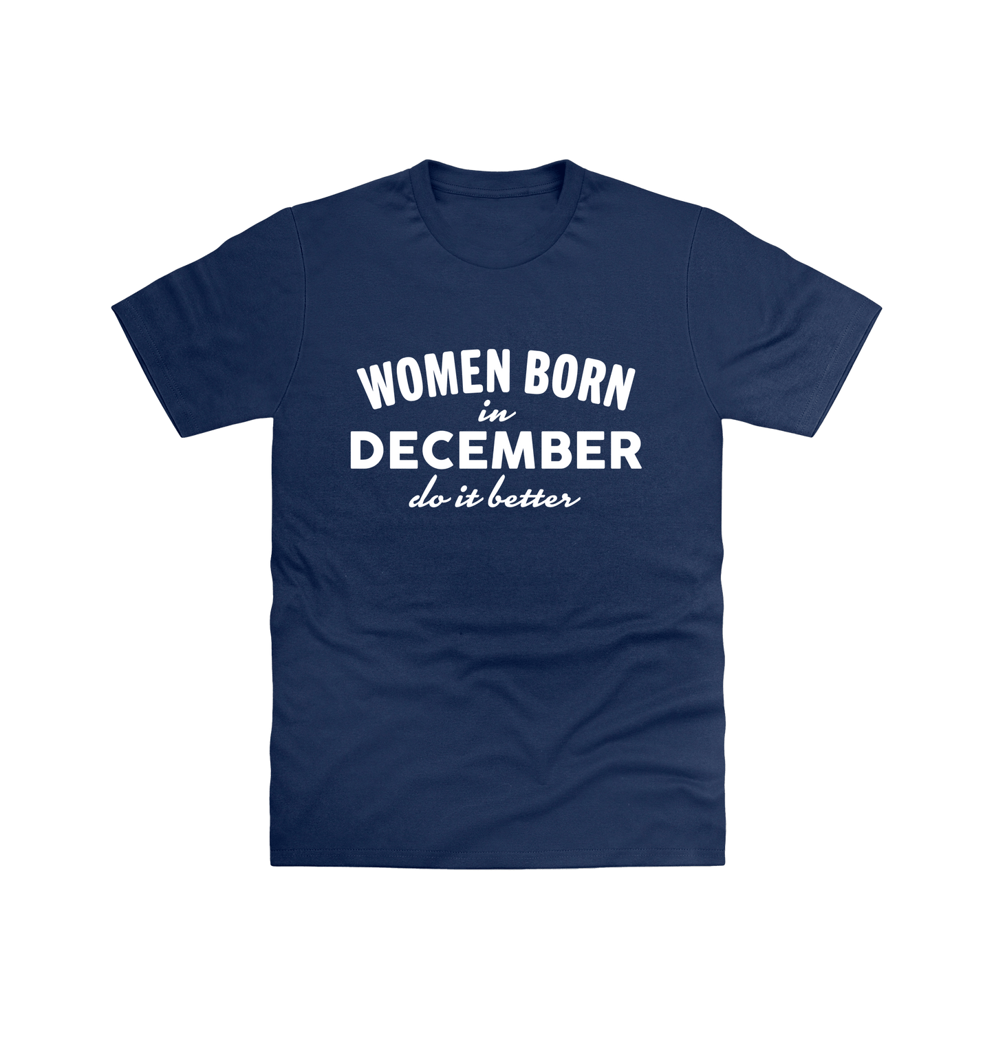 Navy Printed T-shirt Front
