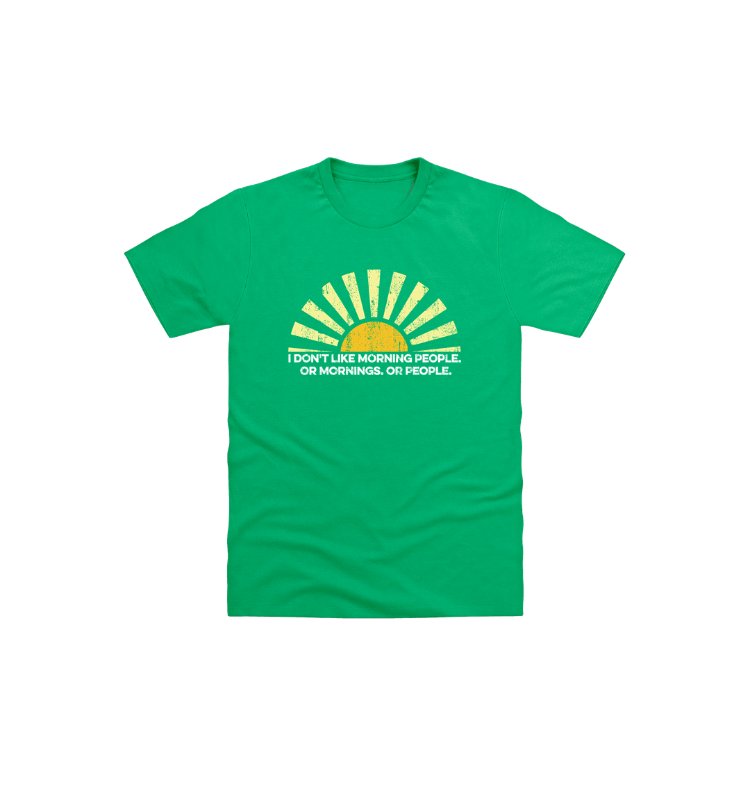 Irish Green Printed Kids T-Shirt Front