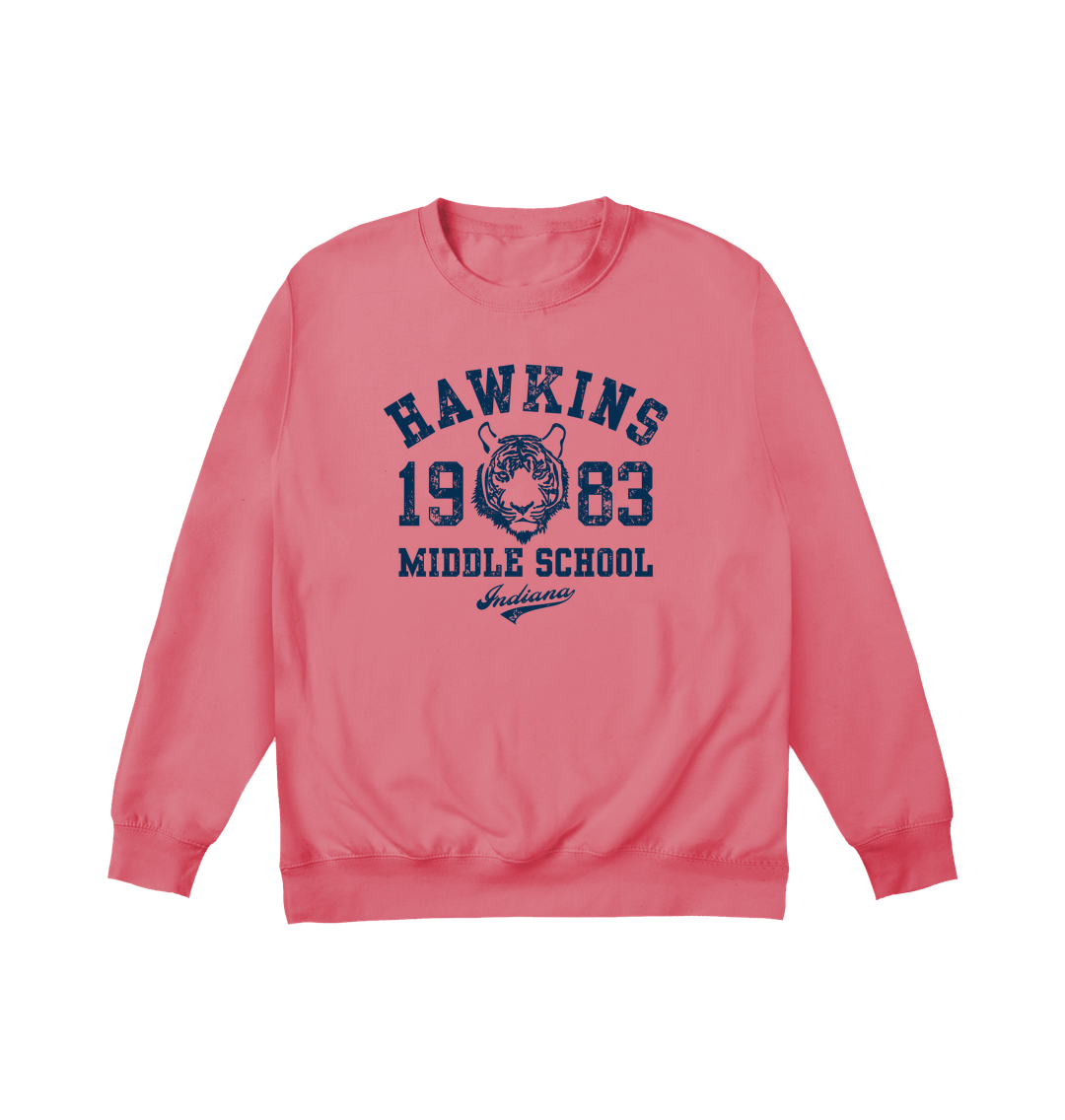 Dusty Rose Printed Sweater Front