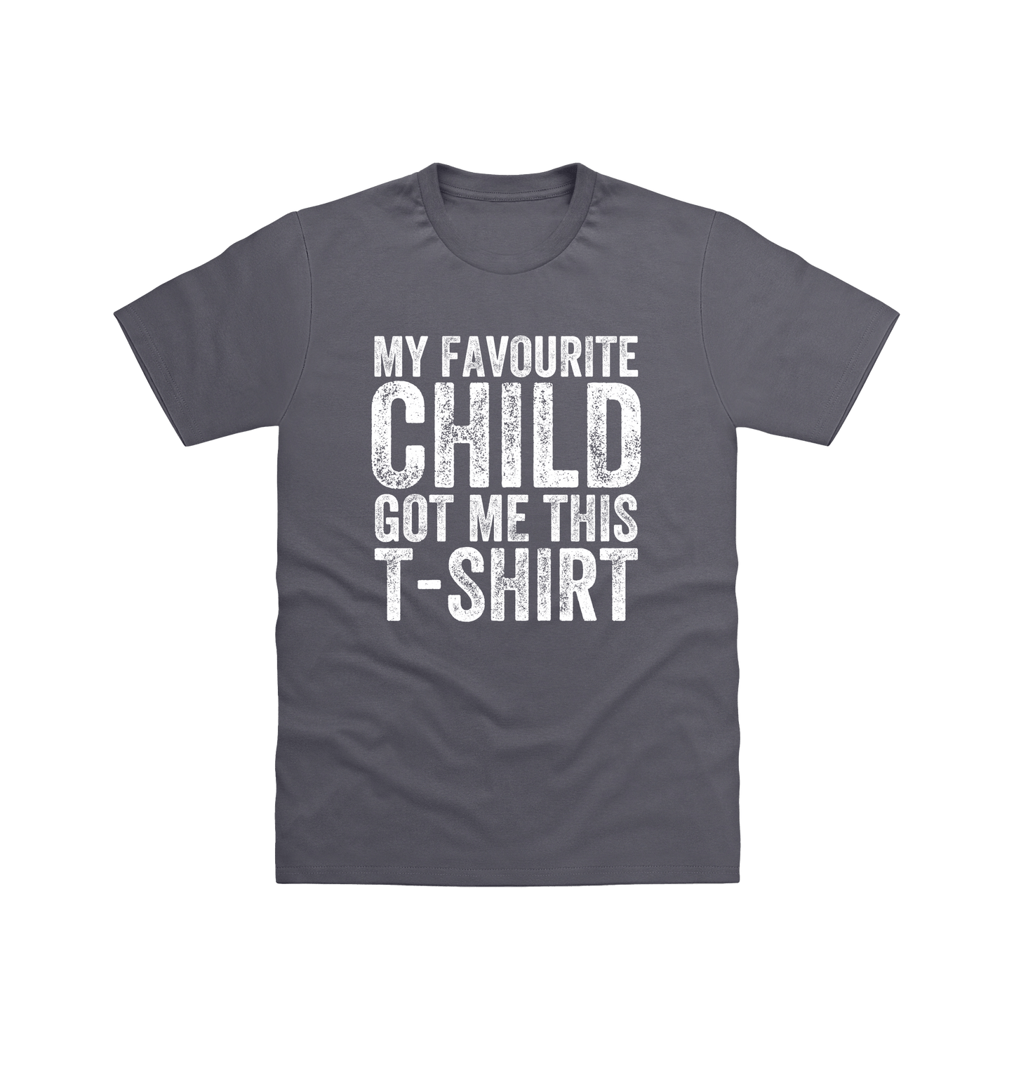 Charcoal Printed T-shirt Front