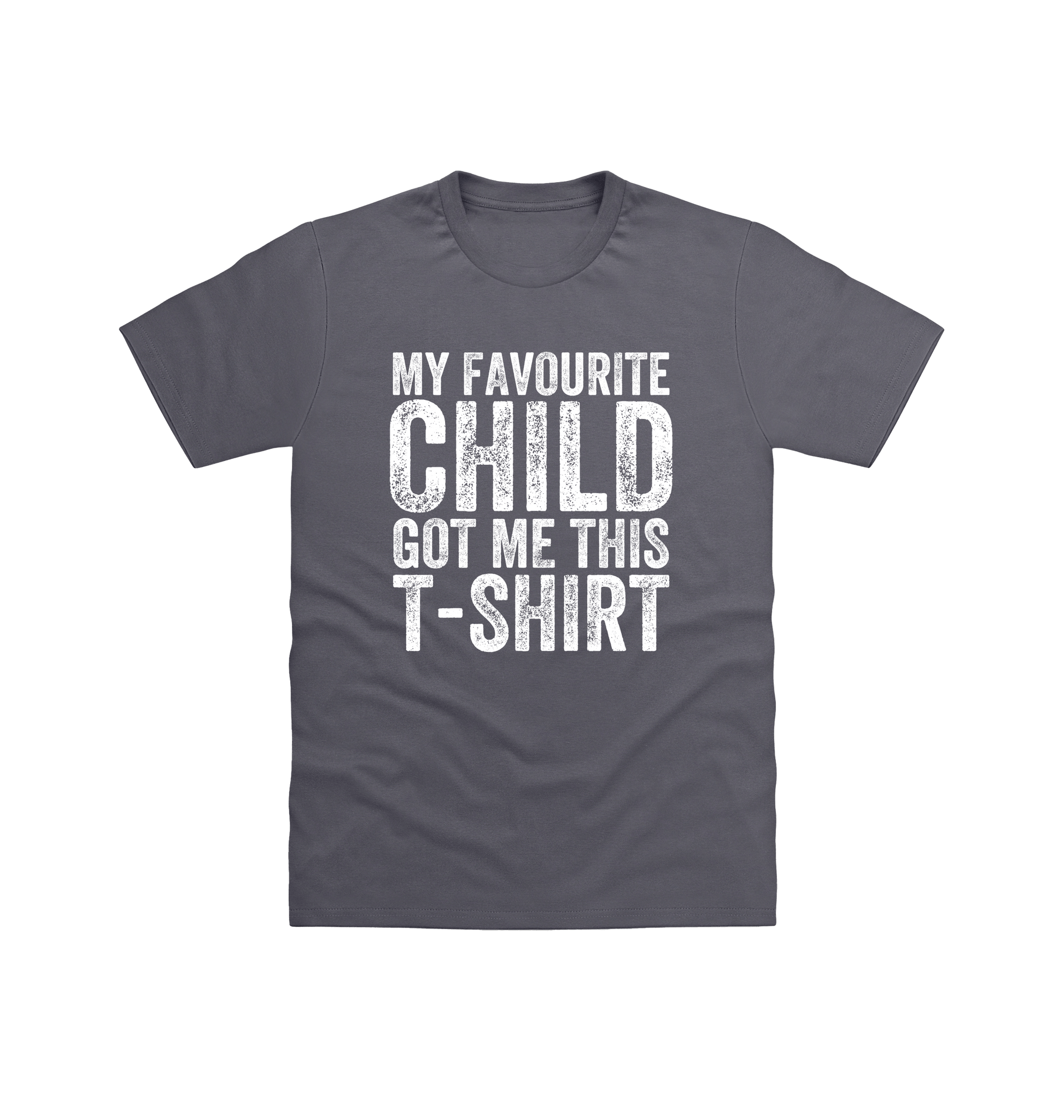 Charcoal Printed T-shirt Front