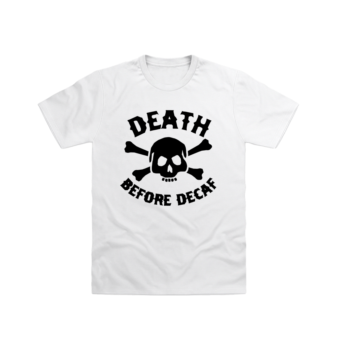 White Printed T-shirt Front
