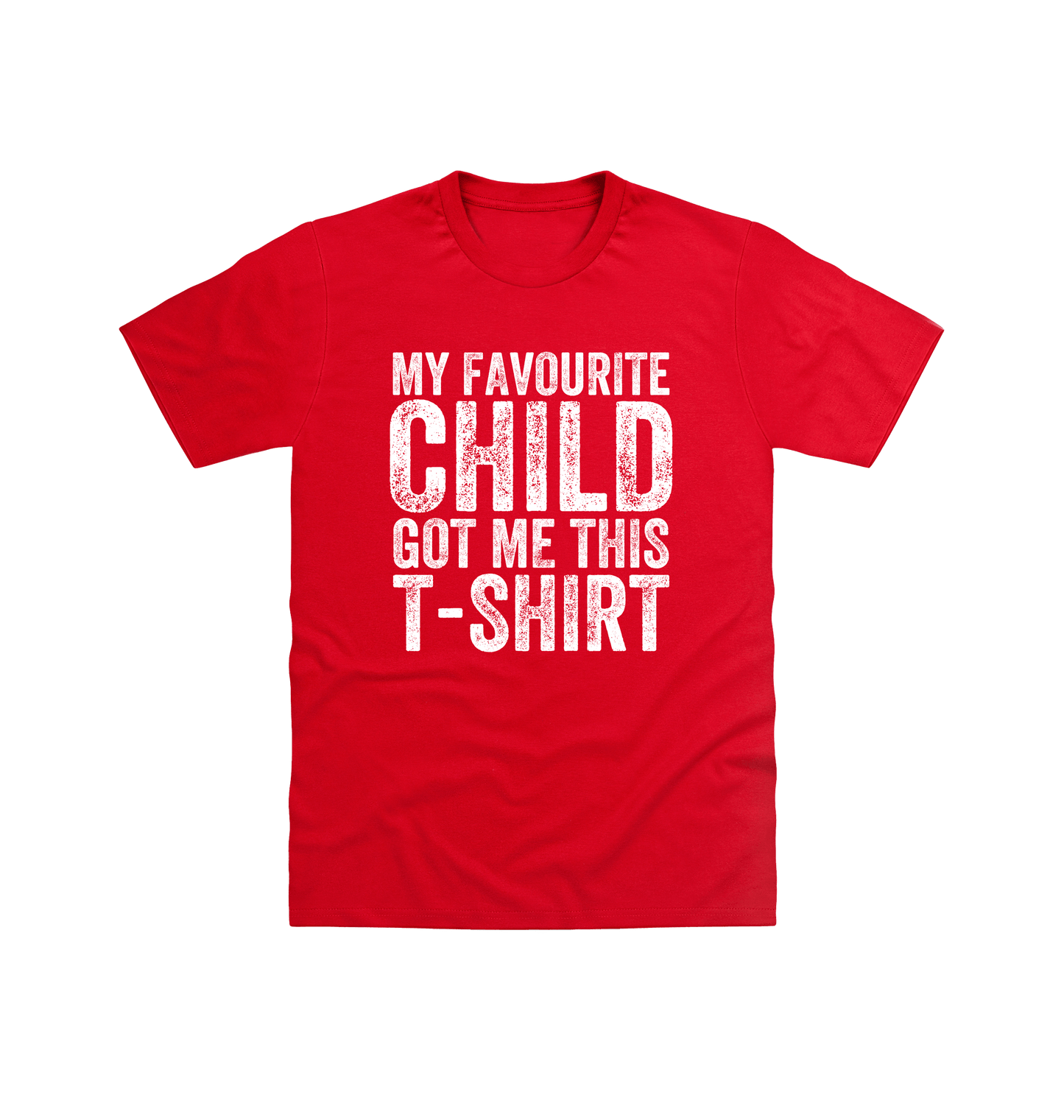 Red Printed T-shirt Front