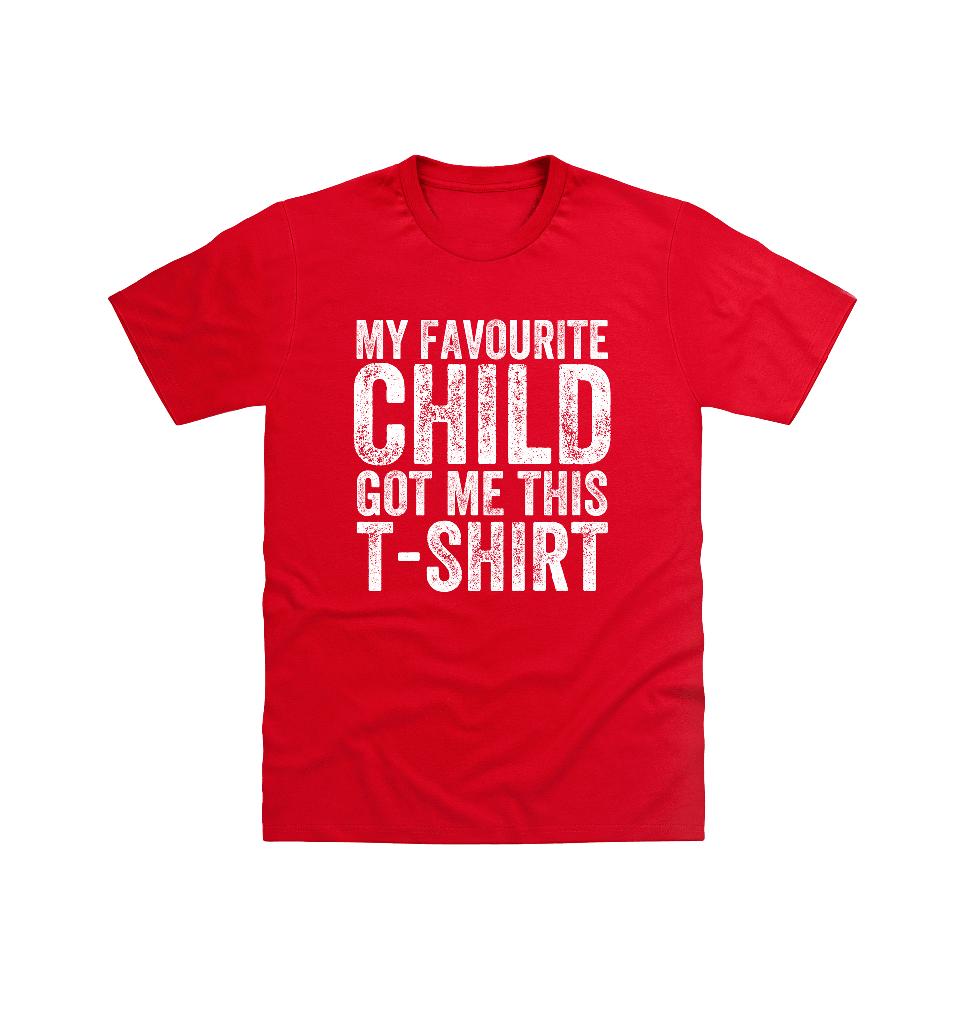 Red Printed T-shirt Front